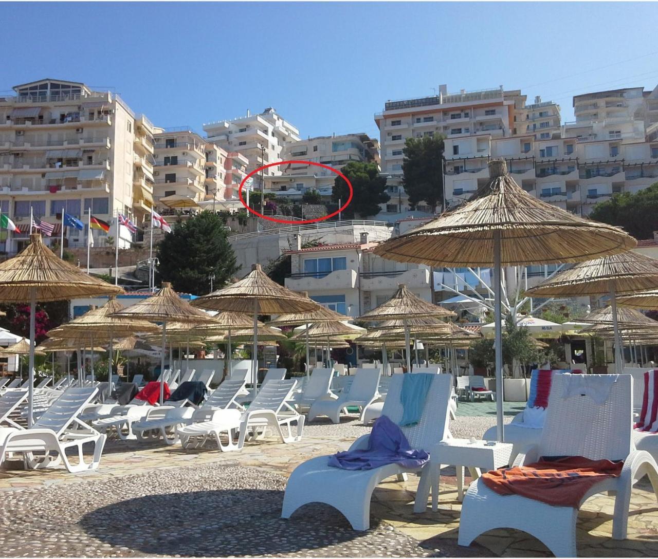 The Sun House Leilighet Sarandë Eksteriør bilde